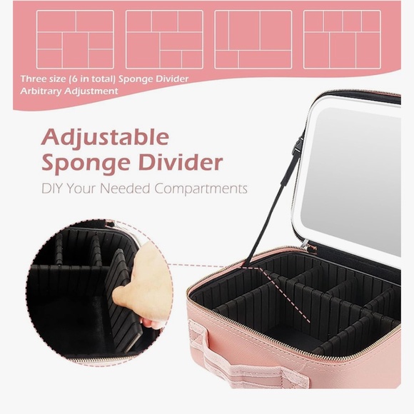 Lightup portable makeup case - Picture 5 of 7